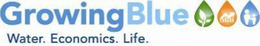 GROWINGBLUE WATER. ECONOMICS. LIFE. trademark