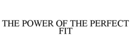 THE POWER OF THE PERFECT FIT trademark