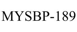 MYSBP-189 trademark
