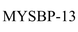 MYSBP-13 trademark