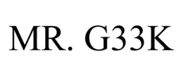 MR. G33K trademark