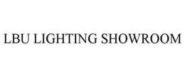 LBU LIGHTING SHOWROOM trademark