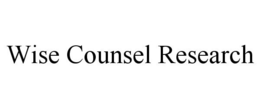 WISE COUNSEL RESEARCH trademark