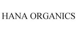 HANA ORGANICS trademark