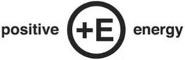 POSITIVE +E ENERGY trademark