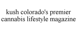 KUSH COLORADO'S PREMIER CANNABIS LIFESTYLE MAGAZINE trademark