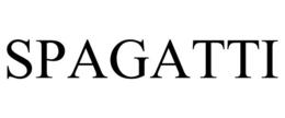 SPAGATTI trademark