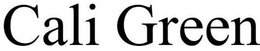 CALI GREEN trademark