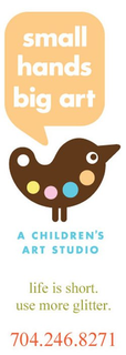 SMALL HANDS BIG ART A CHILDREN'S ART STUDIO trademark