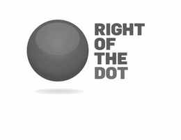 RIGHT OF THE DOT trademark