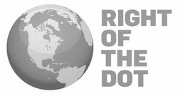 RIGHT OF THE DOT trademark