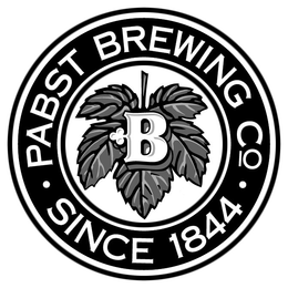 PABST BREWING CO. SINCE 1844 B trademark