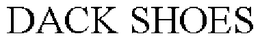 DACK SHOES trademark