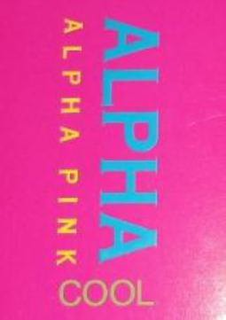 ALPHA ALPHA PINK COOL trademark