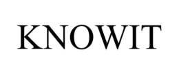 KNOWIT trademark
