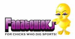 FANATICHICKS FOR CHICK WHO DIG SPORTS! trademark