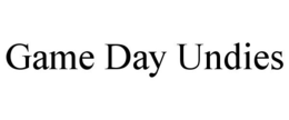 GAME DAY UNDIES trademark