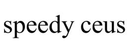 SPEEDY CEUS trademark