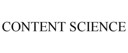 CONTENT SCIENCE trademark