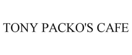 TONY PACKO'S CAFE trademark