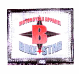 MOTOR CYCLE APPAREL B BIKE STAR trademark