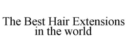 THE BEST HAIR EXTENSIONS IN THE WORLD trademark