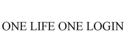 ONE LIFE ONE LOGIN trademark