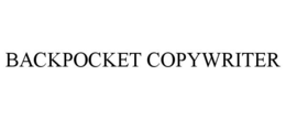 BACKPOCKET COPYWRITER trademark