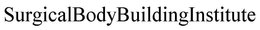SURGICALBODYBUILDINGINSTITUTE trademark