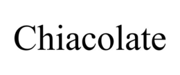 CHIACOLATE trademark