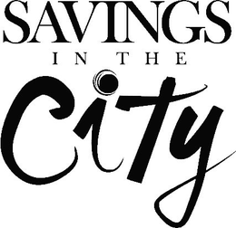 SAVINGS IN THE CITY trademark