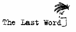 THE LAST WORD trademark