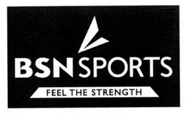 BSN SPORTS FEEL THE STRENGTH trademark