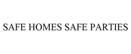 SAFE HOMES SAFE PARTIES trademark