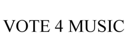 VOTE 4 MUSIC trademark