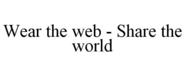 WEAR THE WEB - SHARE THE WORLD trademark