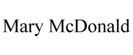 MARY MCDONALD trademark