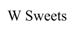 W SWEETS trademark