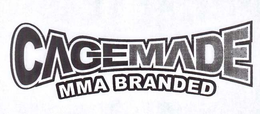 CAGEMADE MMA BRANDED trademark
