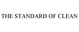 THE STANDARD OF CLEAN trademark