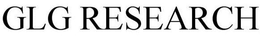GLG RESEARCH trademark