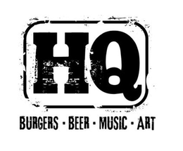 HQ BURGERS · BEER · MUSIC · ART trademark