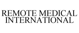 REMOTE MEDICAL INTERNATIONAL trademark