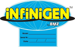 INFINIGEN BY BMZ MODEL: SERIAL NR.: DATE: trademark