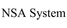 NSA SYSTEM trademark