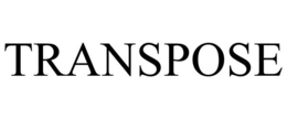 TRANSPOSE trademark