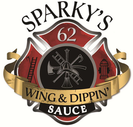 SPARKY'S 62 WING & DIPPIN' SAUCE trademark