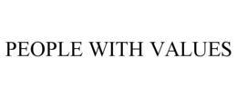 PEOPLE WITH VALUES trademark