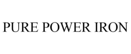 PURE POWER IRON trademark