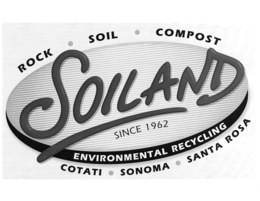 ROCK · SOIL · COMPOST SOILAND SINCE 1962 ENVIRONMENTAL RECYCLING COTATI · SONOMA · SANTA ROSA trademark
